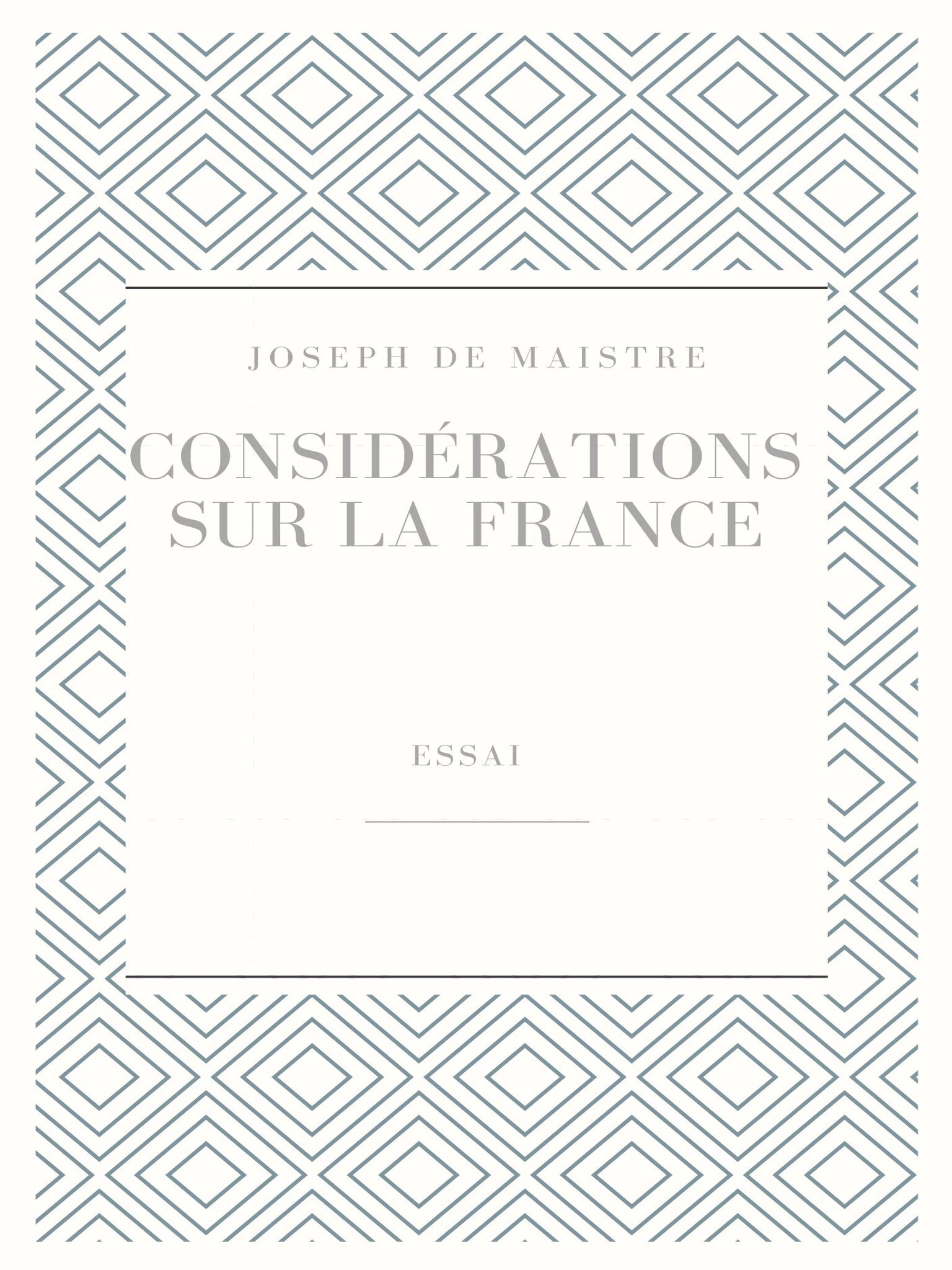 Considérations sur la France