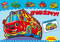 Jedźmy! Książeczka do kolorowania z naklejkami - zbiorowa praca - książka