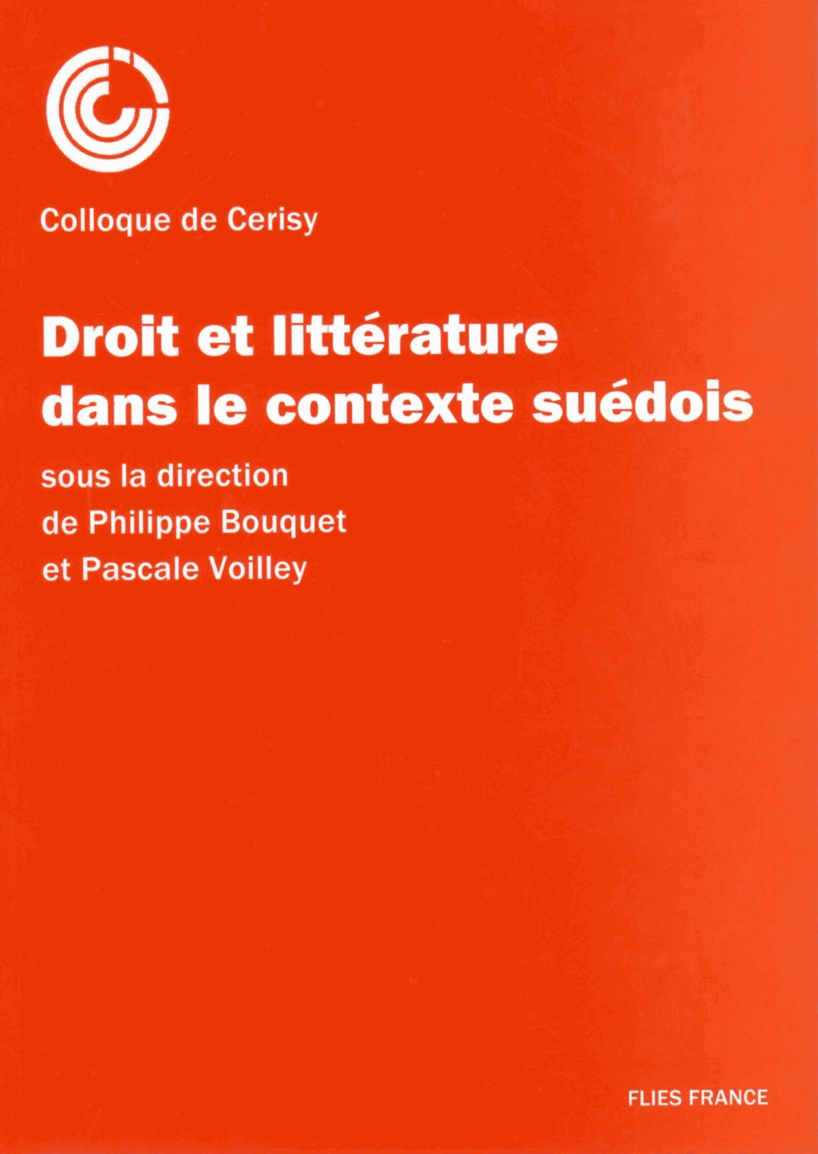 Droit et littérature dans le contexte suédois