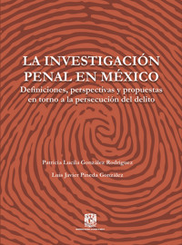 La investigación penal en México. Definiciones, perspectivas y propuestas en torno a la persecución - Patricia Lucila González Rodríguez - ebook