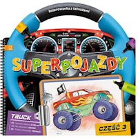 Superpojazdy Kolorowanka z tatuażami część 3 -  - książka