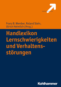 Handlexikon Lernschwierigkeiten und Verhaltensstörungen -  - ebook