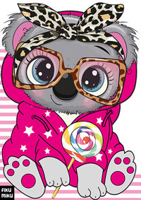 Koala. Kolorowanka z naklejkami - zbiorowa praca - książka