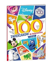 Disney mix 100 Zwierzaków do kolorowania -  - książka