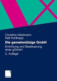 Die gemeinnützige GmbH - Christina Weidmann - ebook