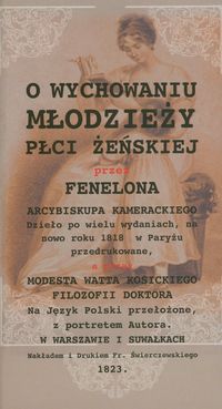 O wychowaniu młodzieży płci żeńskiej - Fénelon - książka