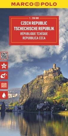 Czechy. Mapa drogowa w skali 1:350 000 - zbiorowa praca - książka