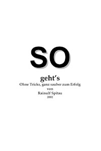 SO geht's - Rainulf Spitau - ebook