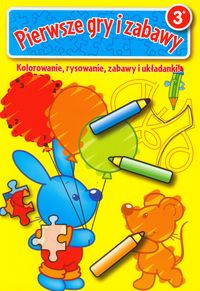 Pierwsze gry i zabawy 3+ żółta -  - książka