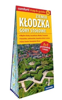 Ziemia kłodzka. Góry stołowe. Laminowana mapa i przewodnik 2w1 - zbiorowa praca - książka