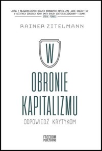 W obronie kapitalizmu - Zitelmann Rainer - książka