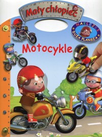 Mały chłopiec Motocykle Naklejki Duża plansza -  - książka
