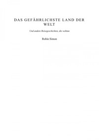 Das gefährlichste Land der Welt - Robin Simon - ebook