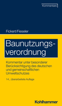 Baunutzungsverordnung - Hans Ulrich Stühler - ebook