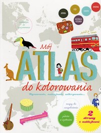 Mój atlas do kolorowania - Cayrey Anne-Sophie - książka
