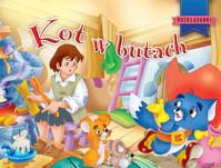 Kot w butach. Rozkładanki - zbiorowa praca - książka
