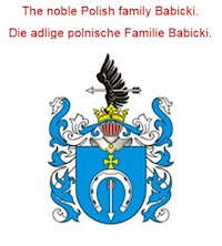 The noble Polish family Babicki. Die adlige polnische Familie Babicki. - Werner Zurek - ebook
