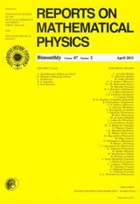 Reports on Mathematical Physics 67/2 -  - książka