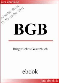 BGB - Bürgerliches Gesetzbuch - E-Book - Aktueller Stand: 18. November 2011 -  - ebook