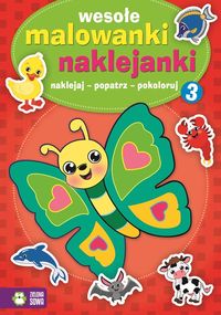 Wesołe malowanki naklejanki 3 -  - książka