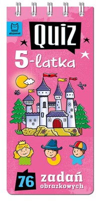 Quiz 5-latka. 76 zadań obrazkowych - Anna Podgórska - książka