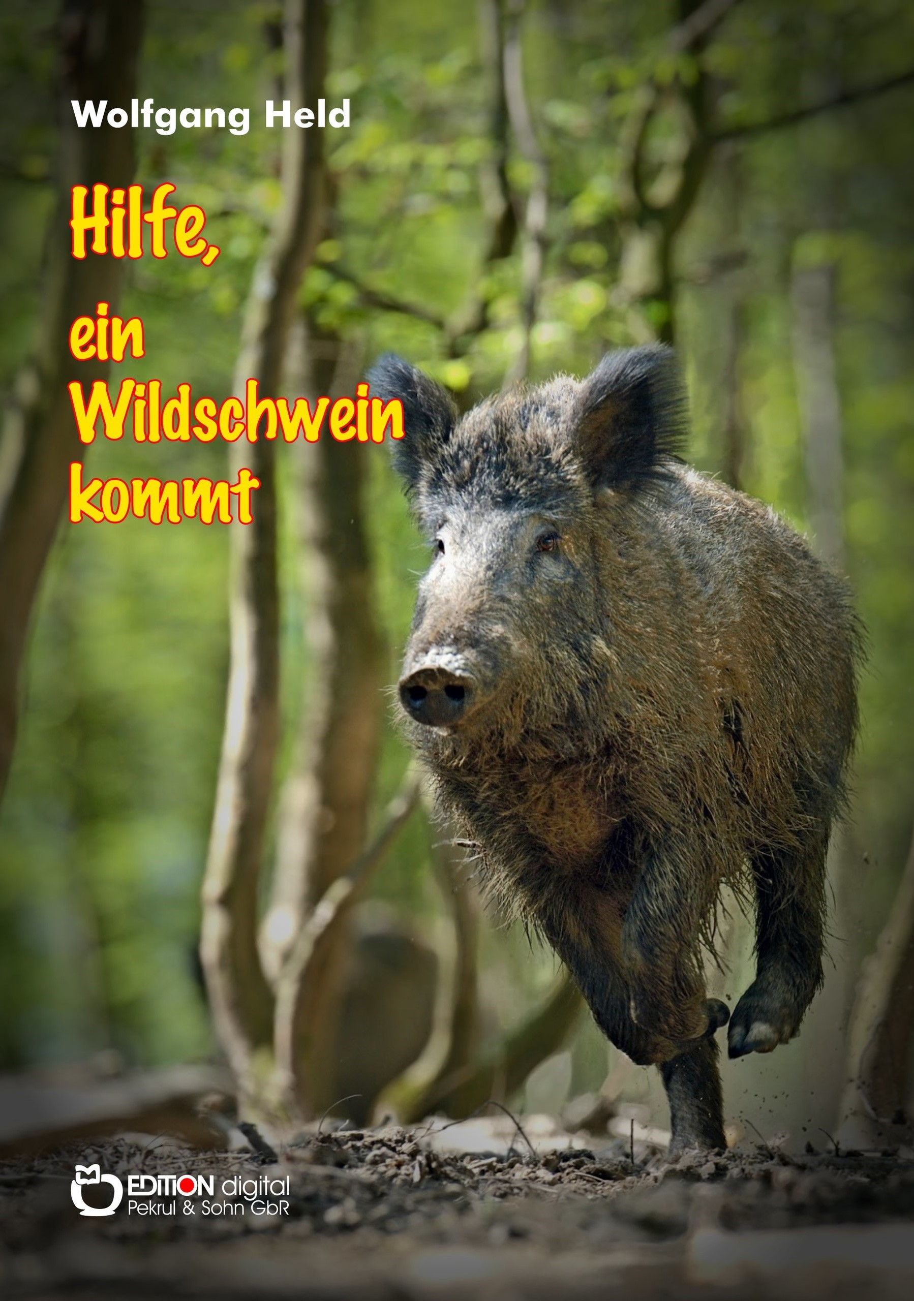 Hilfe, ein Wildschwein kommt