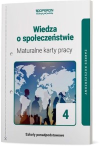 Wiedza o społeczeństwie 4 Maturalne karty pracy Zakres rozszerzony - Walendziak Iwona, Walczyk Mikołaj - książka
