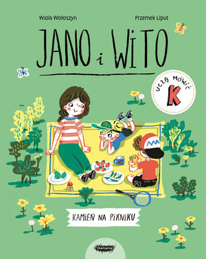 Jano i Wito uczą mówić K. Kamień na pikniku - Wiola Wołoszyn, Przemek Liput (ilustr.) - audiobook + książka