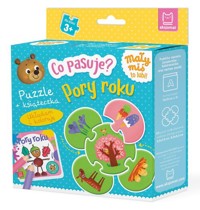 Co pasuje? Pory roku Puzzle + książeczka - Podgórska Anna - książka