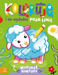 Owieczką. Wypukłe kontury. Koloruję i nie wychodzę poza linię - Anna Podgórska - książka