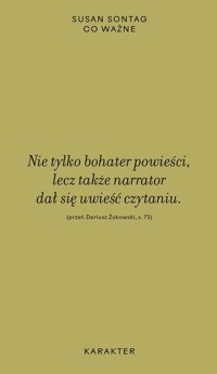 Co ważne - Sontag Susan - ebook + książka