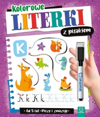 Kolorowe literki z pisakiem. Piszę i zmazuję od 5 - Agata Kaczyńska - książka