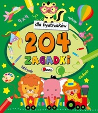Dla bystrzaków 204 zagadki - zbiorowa praca - książka