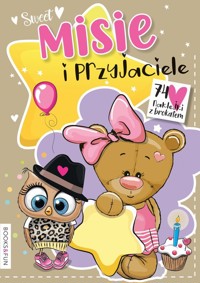 Misie i przyjaciele z naklejkami z brokatem -  - książka