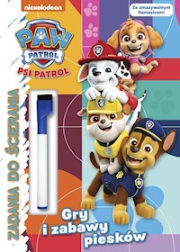 Psi Patrol Zadania do ścierania Gry i zabawy piesków -  - książka