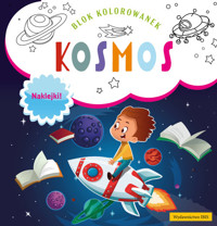 Blok kolorowanek Kosmos naklejki -  - książka