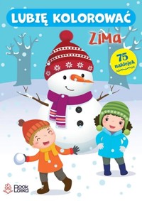 Zima. Lubię kolorować - Monika Majewska - książka
