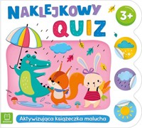 Naklejkowy quiz 3+ Aktywizująca książeczka malucha - Bator Agnieszka - książka