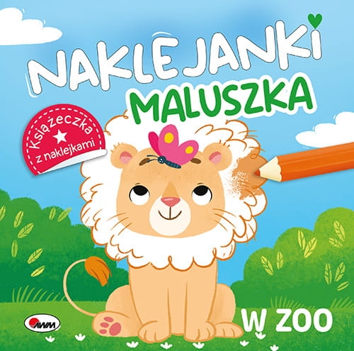 Naklejanki maluszka. W ZOO - zbiorowa praca - książka