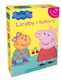 Świnka Peppa. Liczby i kolory. Karty edukacyjne w pudełku - Kiersnowska Monika - książka