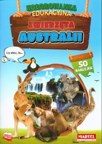 Kolorowanka edukacyjna Zwierzęta Australii z naklejkami -  - książka