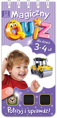 Magiczny quiz dla dzieci 3-4 lata Fioletowy - - książka