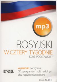 Rosyjski w cztery tygodnie Kurs podstawowy mp3 - Łukasik Inna - książka