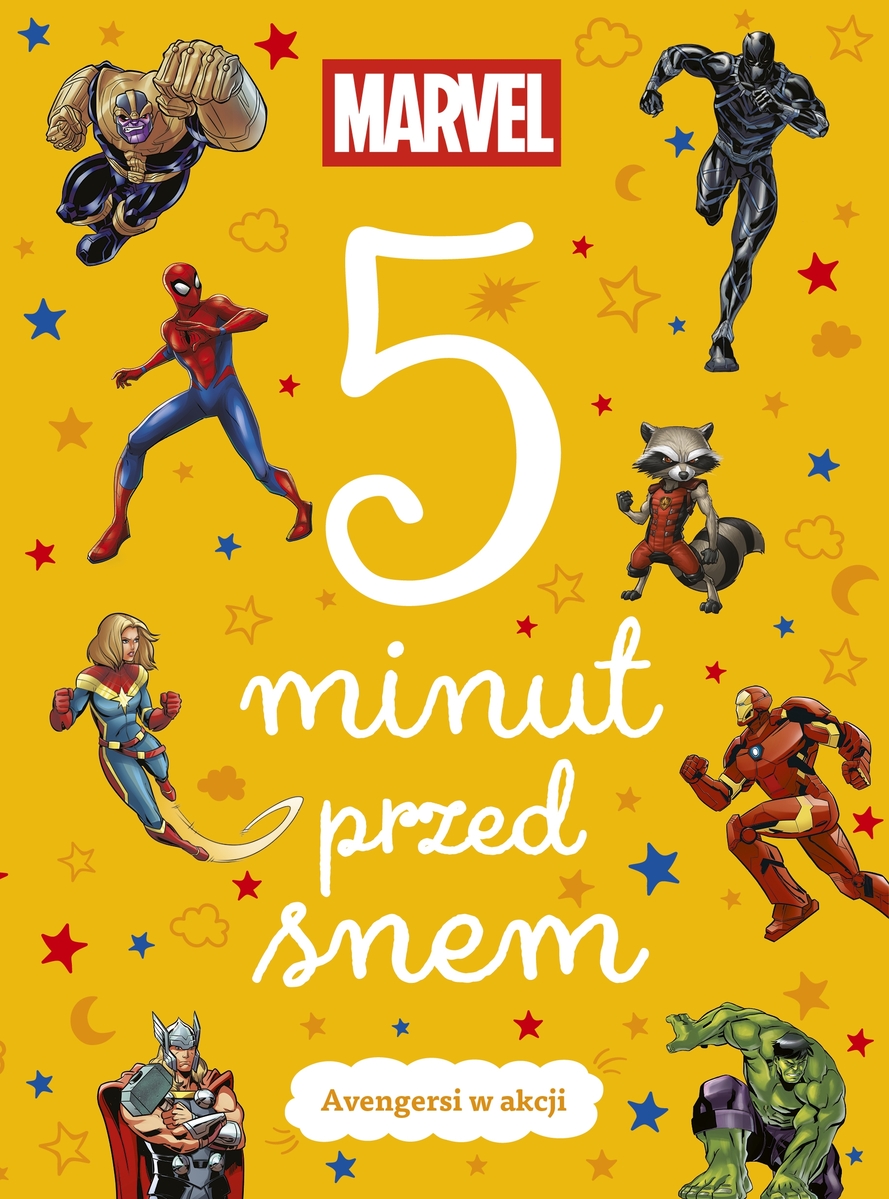 5 minut przed snem. Avengersi w akcji. Marvel - Ewa Tarnowska (tłum.) - książka