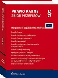 Prawo karne Zbiór przepisów -  - książka