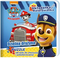 Psi Patrol Układanka - Kolorowanka Dzielna drużyna. -  - książka