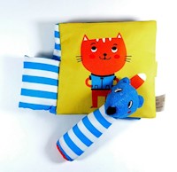 Książeczka z piszczącą figurką Kotek -  - książka