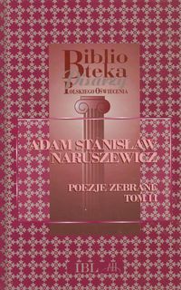 Poezje zebrane Tom II - Naruszewicz Adam Stanisław - książka