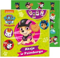 Psi Patrol Opowiadania z naklejkami Akcje w Psimburgu -  - książka