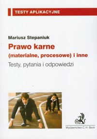 Prawo karne materialne procesowe i inne - Stepaniuk Mariusz - książka